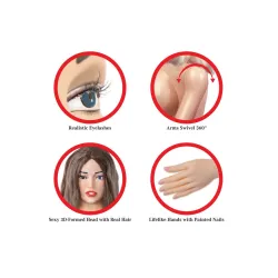 Bambola gonfiabile Agent 69 Love Doll Bambola gonfiabile Agent 69 Love Doll