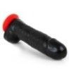 Dildo realistico con ventosa nero Dildo realistico con ventosa nero