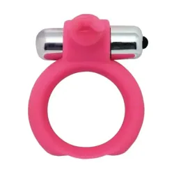 Anello pene vibrante con rabbit fucsia Anello pene vibrante con rabbit fucsia