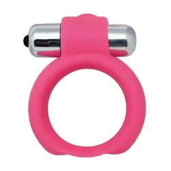 Anello pene vibrante con rabbit fucsia Anello pene vibrante con rabbit fucsia