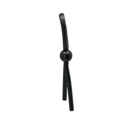 Anello fallico regolabile in silicone nero Anello fallico regolabile in silicone nero