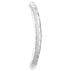 Dildo doppio trasparente King Cock 46 cm Dildo doppio trasparente King Cock 46 cm