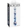 Dildo in vetro vaginale anale icicles no 8 Dildo in vetro vaginale anale icicles no 8