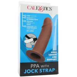 Imbragatura Strapon con guaina fallica scura Imbragatura Strapon con guaina fallica scura
