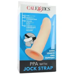 Imbragatura Strapon con guaina fallica chiara Imbragatura Strapon con guaina fallica chiara