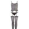 Completo intimo sexy velato nero Completo intimo sexy velato nero