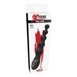 Vibratore anale sfere graduate nero Vibratore anale sfere graduate nero