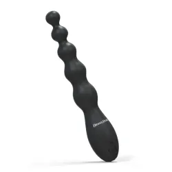 Vibratore anale sfere graduate nero Vibratore anale sfere graduate nero