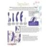 Vibratore elettro shock viola 18,5 cm Vibratore elettro shock viola 18,5 cm