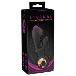 Vibratore rabbit gonfiabile nero Vibratore rabbit gonfiabile nero