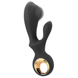 Vibratore rabbit gonfiabile nero Vibratore rabbit gonfiabile nero