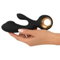 Vibratore rabbit gonfiabile nero