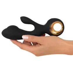 Vibratore rabbit gonfiabile nero Vibratore rabbit gonfiabile nero