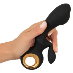 Vibratore rabbit gonfiabile nero Vibratore rabbit gonfiabile nero