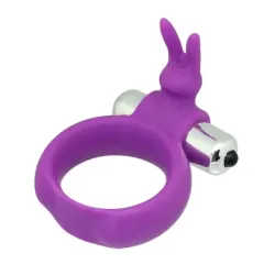 Anello pene vibrante con rabbit viola Anello pene vibrante con rabbit viola