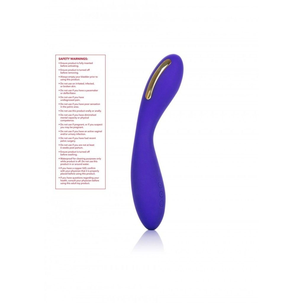 Vibratore stimolatore vaginale anale dildo fallo in silicone vibrante con scarica elettrica  impulse