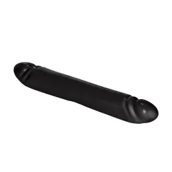 Doppio dildo liscio nero 30 cm Doppio dildo liscio nero 30 cm