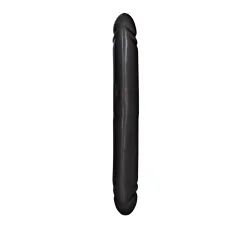 Doppio dildo liscio nero 30 cm Doppio dildo liscio nero 30 cm