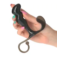 Stimolatore prostatico nero 11,4 cm