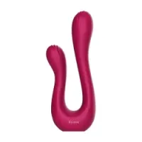 Vibratore doppio silicone flessibile 18,5 cm