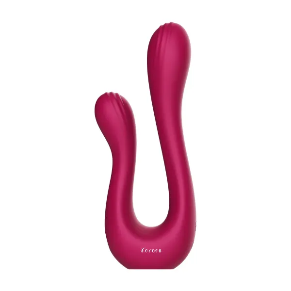 Vibratore doppio silicone flessibile 18,5 cm