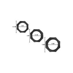 Anelli fallici kit 3 Heavy C-Ring Set Anelli fallici kit 3 Heavy C-Ring Set