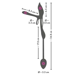 Vibratore coppia Multifunzione telecomandato Vibratore coppia Multifunzione telecomandato