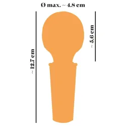 Mini massaggiatore diamond wand mango Mini massaggiatore diamond wand mango