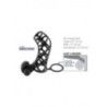Gabbia pene + anello vibrante X-tensions nera Gabbia pene + anello vibrante X-tensions nera
