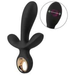 Vibratore triplo gonfiabile nero Eternal Vibratore triplo gonfiabile nero Eternal