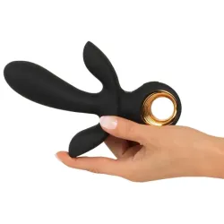 Vibratore triplo gonfiabile nero Eternal Vibratore triplo gonfiabile nero Eternal