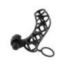 Gabbia pene + anello vibrante X-tensions nera Gabbia pene + anello vibrante X-tensions nera
