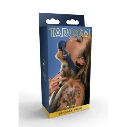 Ball gag traspirante in silicone blu Taboom Ball gag traspirante in silicone blu Taboom