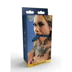 Ball Gag e dildo in silicone blu Taboom Ball Gag e dildo in silicone blu Taboom