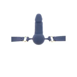 Ball Gag e dildo in silicone blu Taboom Ball Gag e dildo in silicone blu Taboom