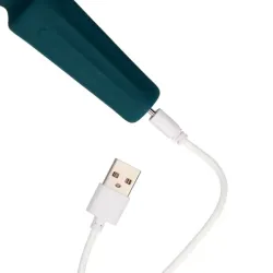 Mini Wand vibratore verde e rosa Mini Wand vibratore verde e rosa