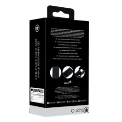 Kit polsiere e cavigliere nylon nero Ouch! Kit polsiere e cavigliere nylon nero Ouch!