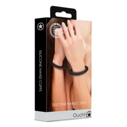 Manette erotiche in Silicone nero Manette erotiche in Silicone nero