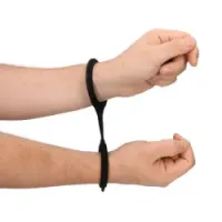 Manette erotiche in Silicone nero