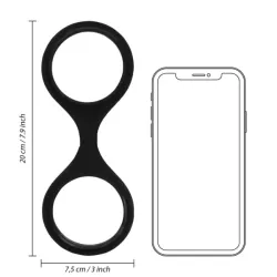 Manette erotiche in Silicone nero Manette erotiche in Silicone nero