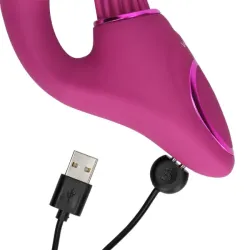Stimolatore G-Spot e stimola clitoride fucsia Stimolatore G-Spot e stimola clitoride fucsia