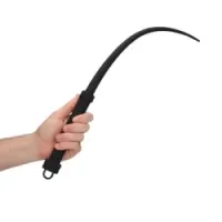 Frusta BDSM a coda in silicone nera