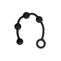 Palline anali nere silicone misura small