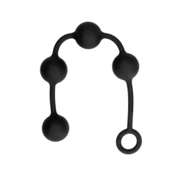 Palline anali nere silicone misura media Palline anali nere silicone misura media