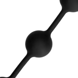 Palline anali nere silicone misura media Palline anali nere silicone misura media