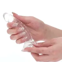 Fallo mini realistico trasparente 11,5 cm