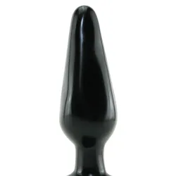 Plug anale liscio medium nero Plug anale liscio medium nero