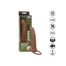 Vibratore indossabile DP mulatto 15 cm Vibratore indossabile DP mulatto 15 cm
