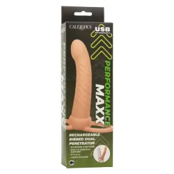 Vibratore indossabile DP chiaro 15 cm Vibratore indossabile DP chiaro 15 cm