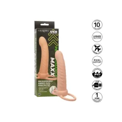 Vibratore indossabile DP chiaro 15 cm Vibratore indossabile DP chiaro 15 cm